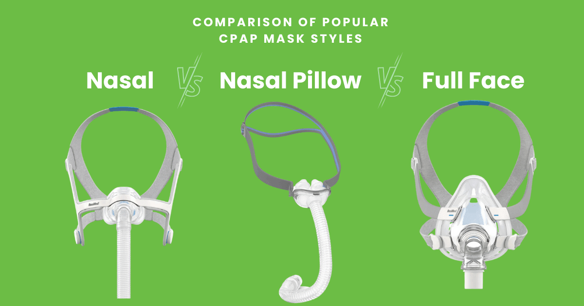 What Are The Differences Between Nasal, Nasal Pillows, and Full 