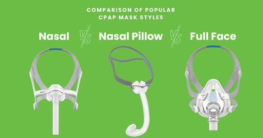 What Are The Differences Between Nasal, Nasal Pillows, and Full Face CPAP Masks?