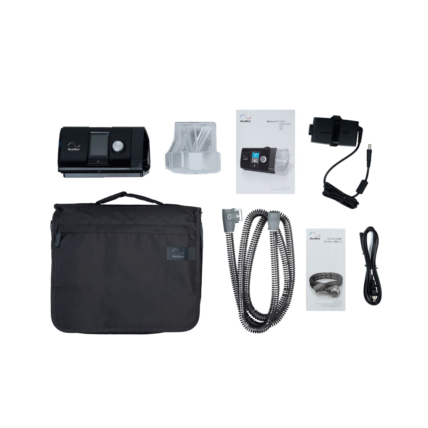 Resmed Airsense 10 Autoset CPAP machine - whats included in box | CPAP.com