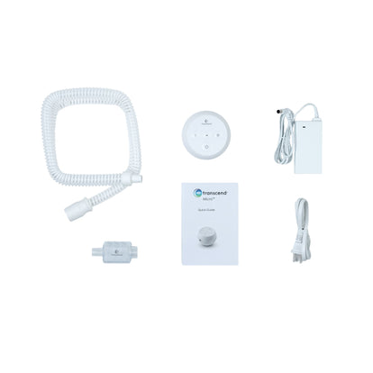 Transcend Micro Travel CPAP Machine - Whats included in the box | CPAP.com