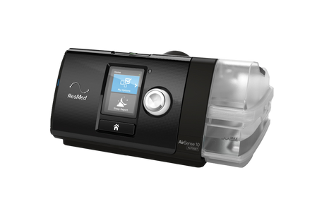 ResMed AirSense 10 AutoSet CPAP Machine with HumidAir Heated Humidifier and Climateline