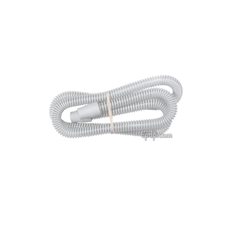 Product Top View: Standard CPAP Hose (CPAP Tubing) - 6 Foot Long 19mm Diameter with 22mm Rubber Ends