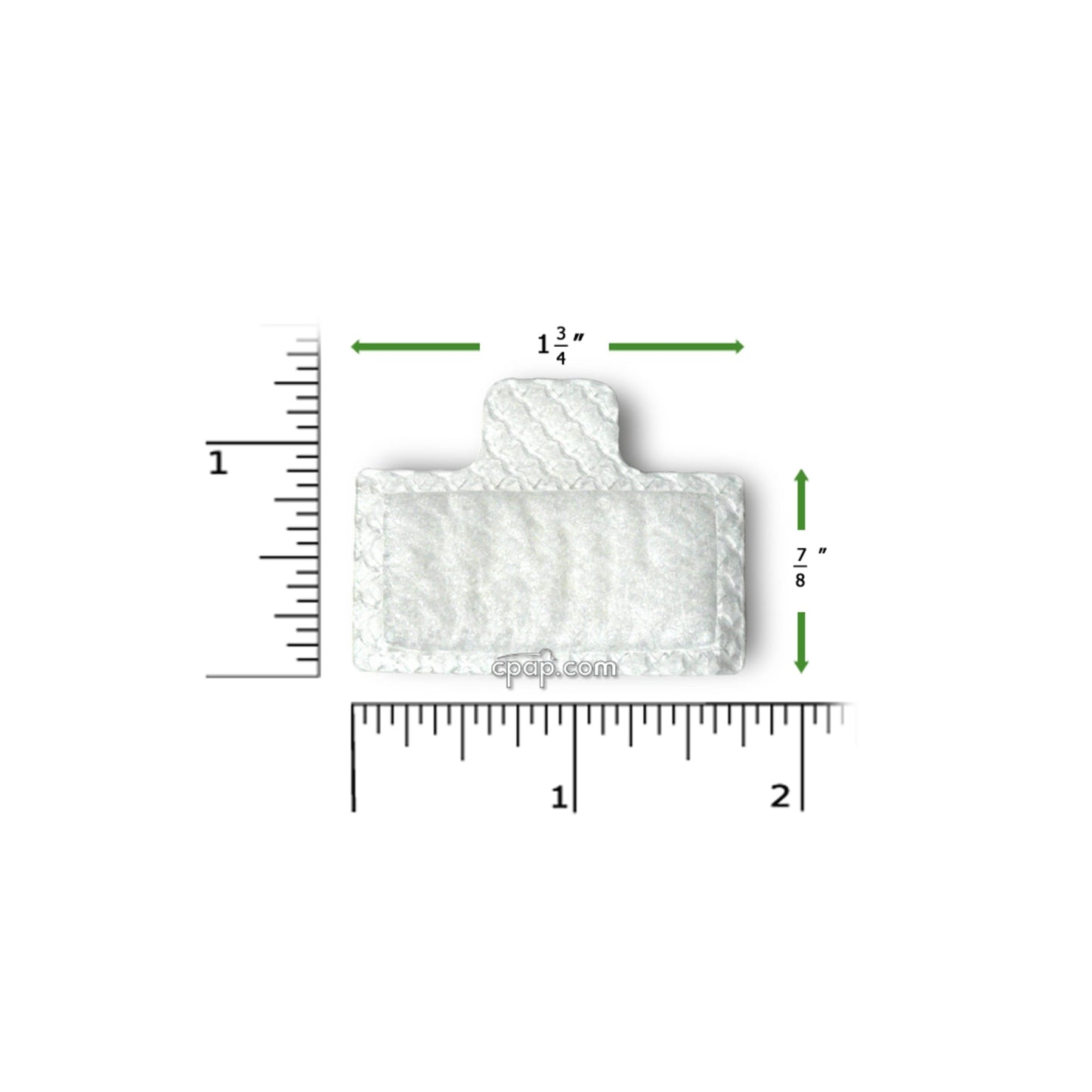 Product image for Disposable White Fine Filters WITH TAB for Respironics M Series Machines (6 Pack)