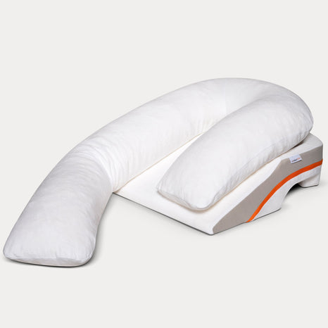 MedCline Acid Reflux Relief System with adjustable therapeutic pillow for custom reflux relief