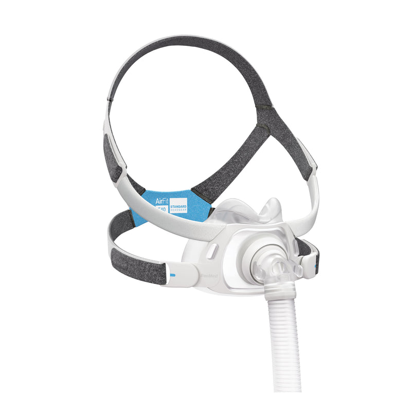 ResMed AirFit F40 Full Face CPAP Mask with Headgear - CPAP.com