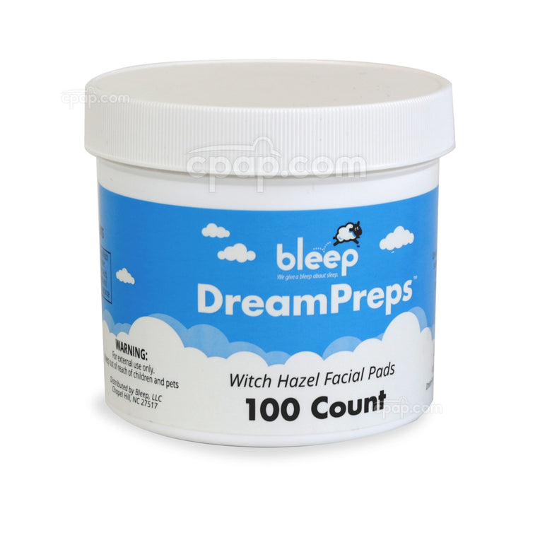 Product image for DreamPreps Witch Hazel Facial Pads (100 Pads/Wipes)