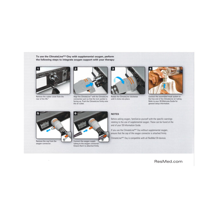 ClimateLine Max Oxy - Connection Instructions - Images