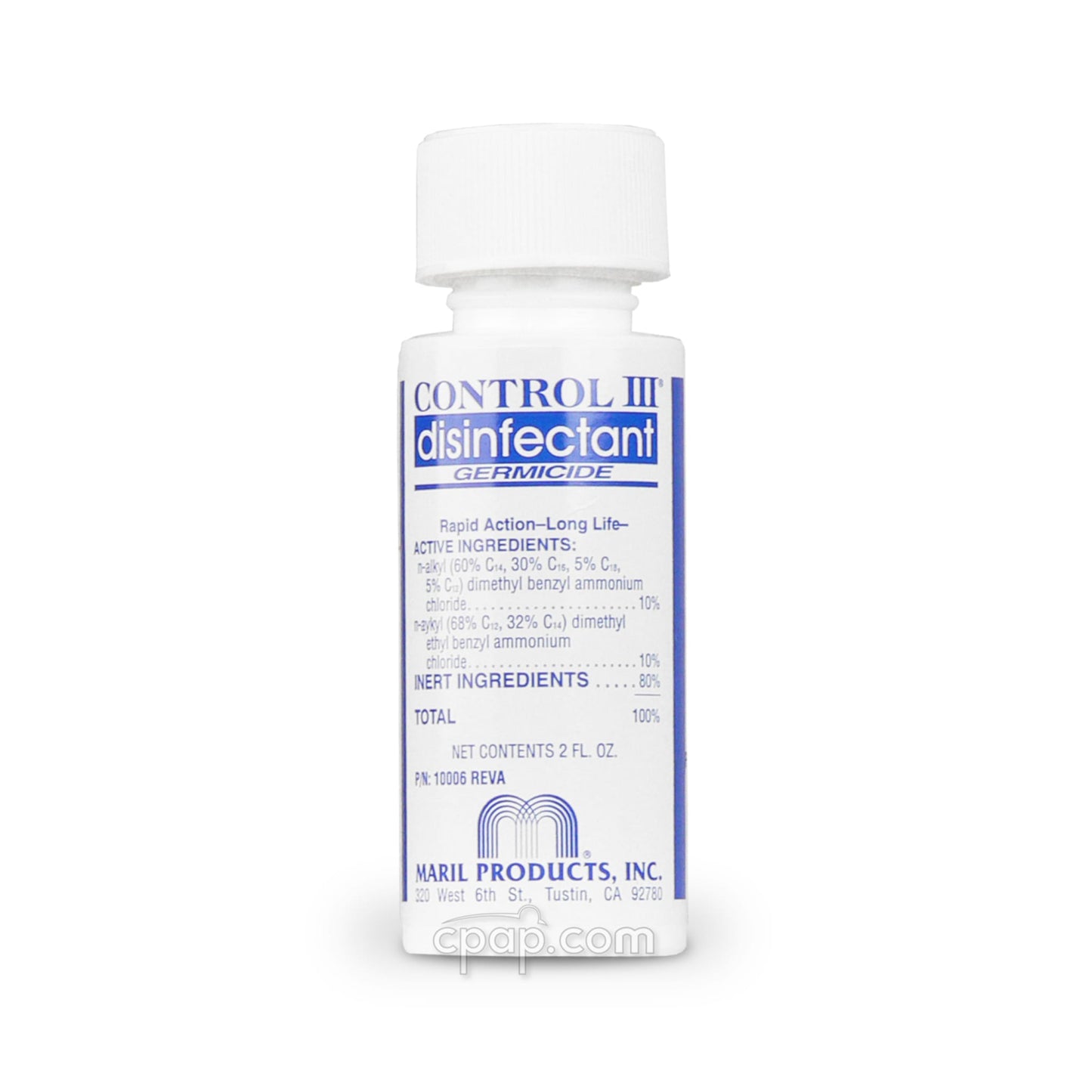 Product image for Travel Sized Control III Disinfectant CPAP Cleaning Solution - 2 Oz Concentrate