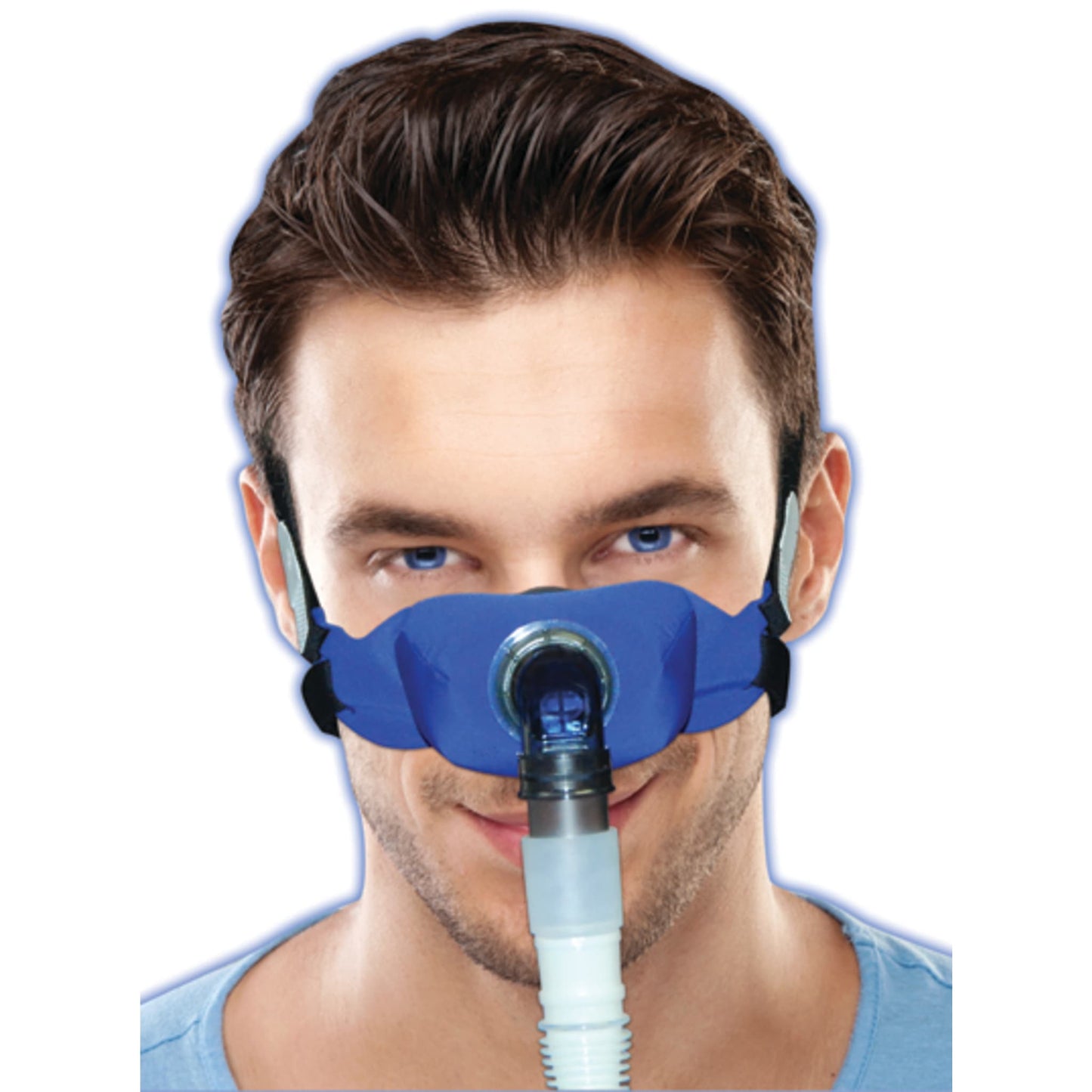 Product image for SleepWeaver Elan™ Soft Cloth Nasal CPAP Mask - Starter Kit - Thumbnail Image #2