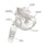 Product image for Hybrid Full Face CPAP Mask with Nasal Pillows and Headgear - Thumbnail Image #4