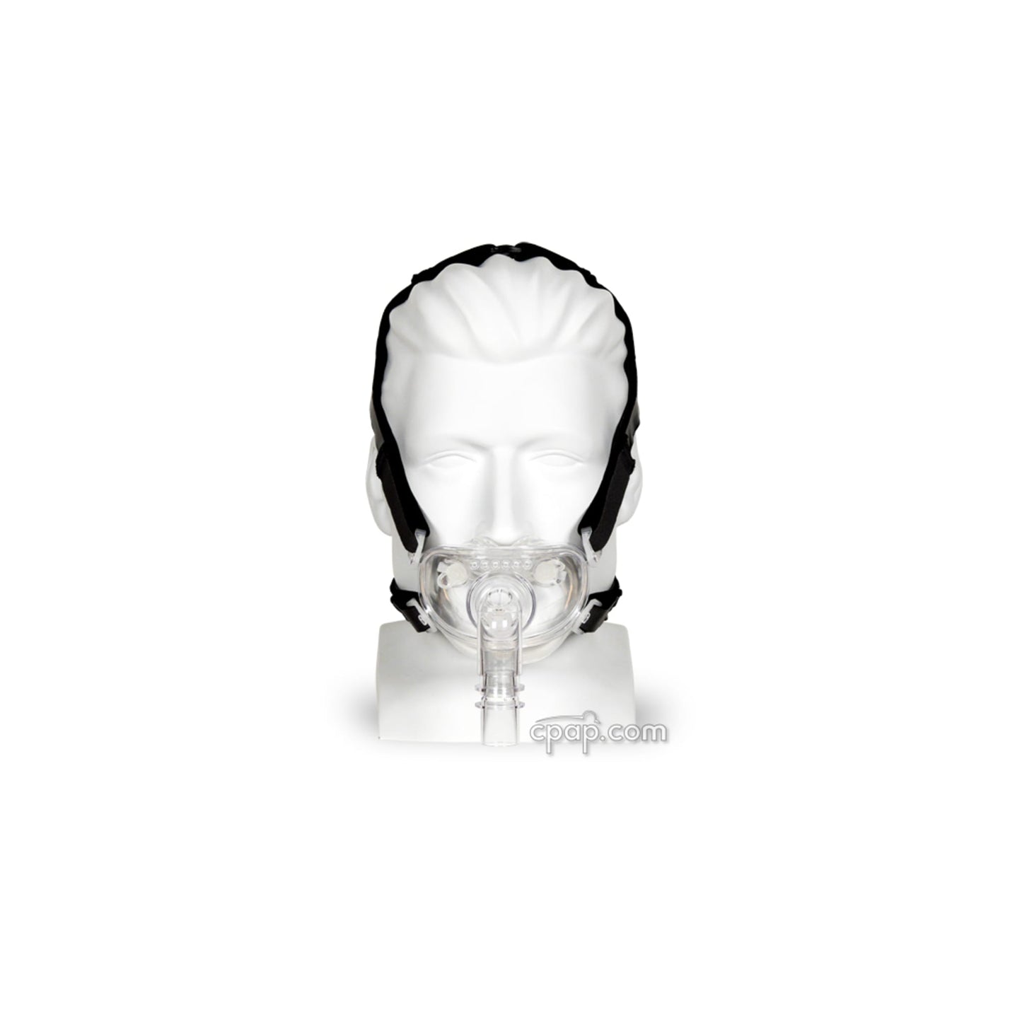 Product image for Hybrid Full Face CPAP Mask with Nasal Pillows and Headgear