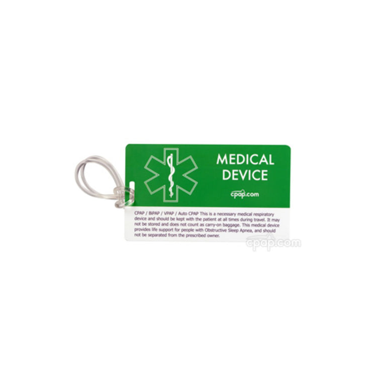 Product image for CPAP.com Medical Identification Luggage Tag for CPAP Equipment