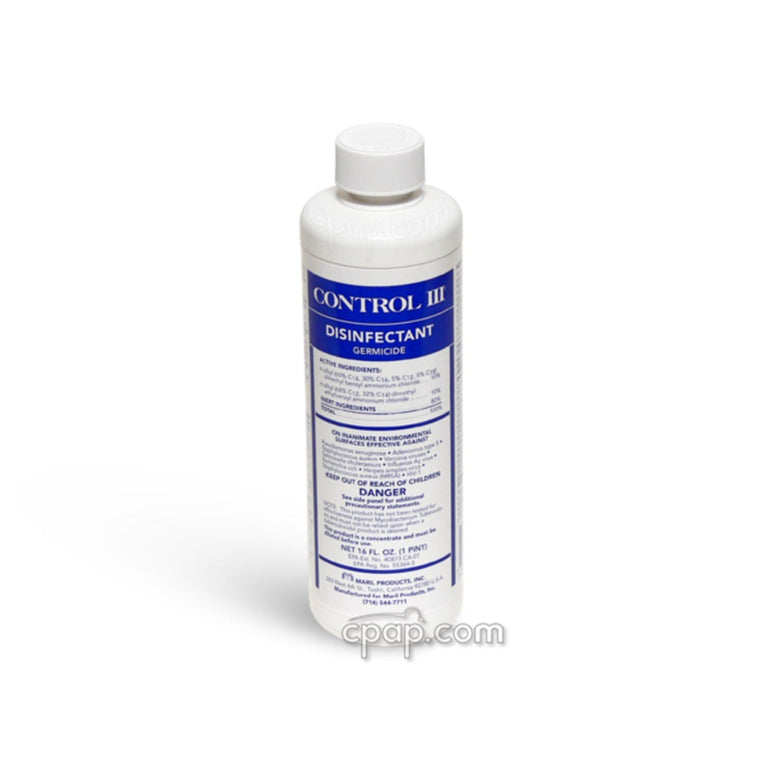 Product image for Control III Disinfectant CPAP Cleaning Solution - 16 oz Concentrate