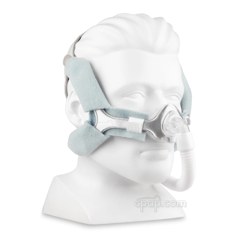 Pad A Cheek Pads for Wisp Nasal Mask - Angle- Shown on Mannequin with Wisp (Not Included)