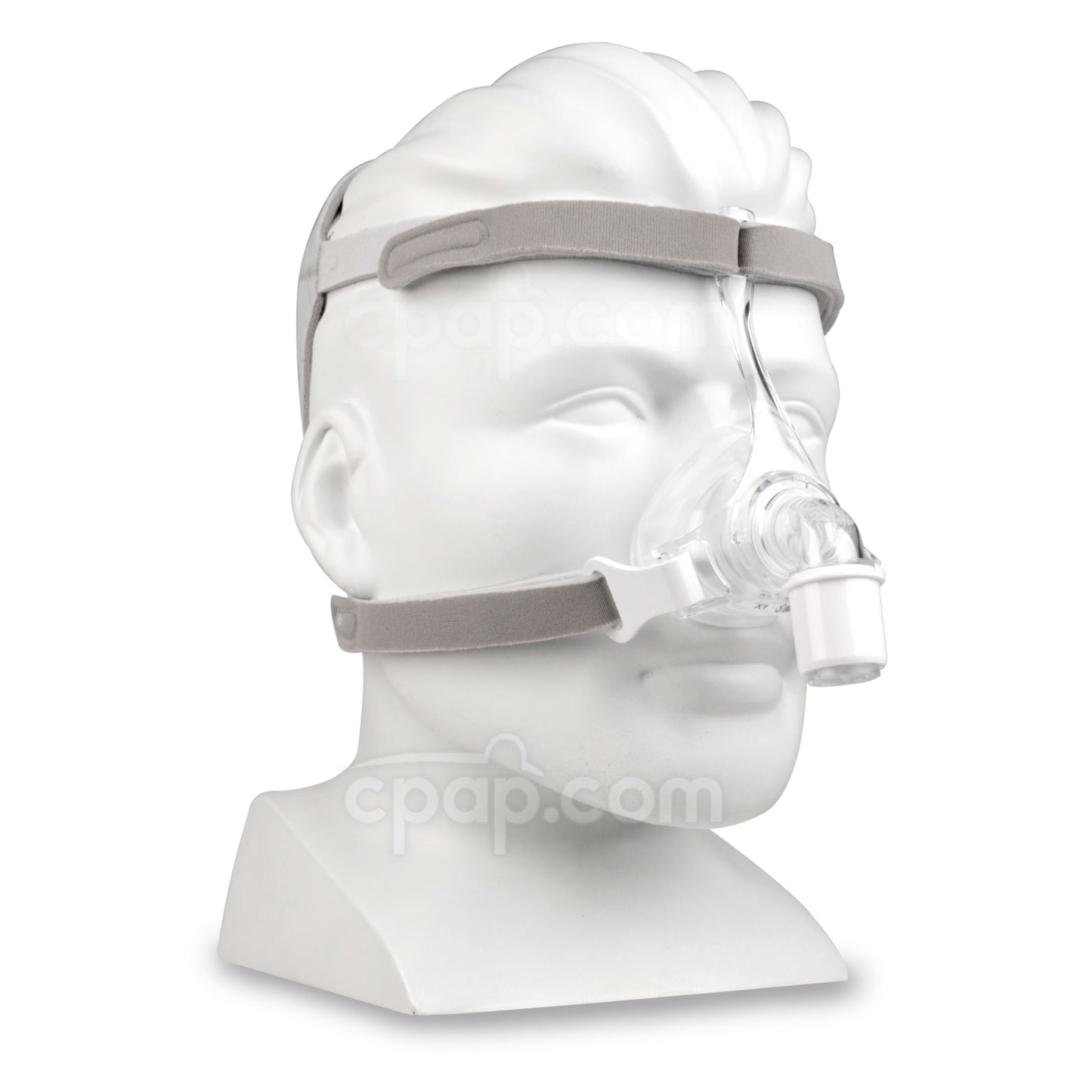 Pico Nasal CPAP Mask with Headgear - Angled Front (Mannequin Not Included)