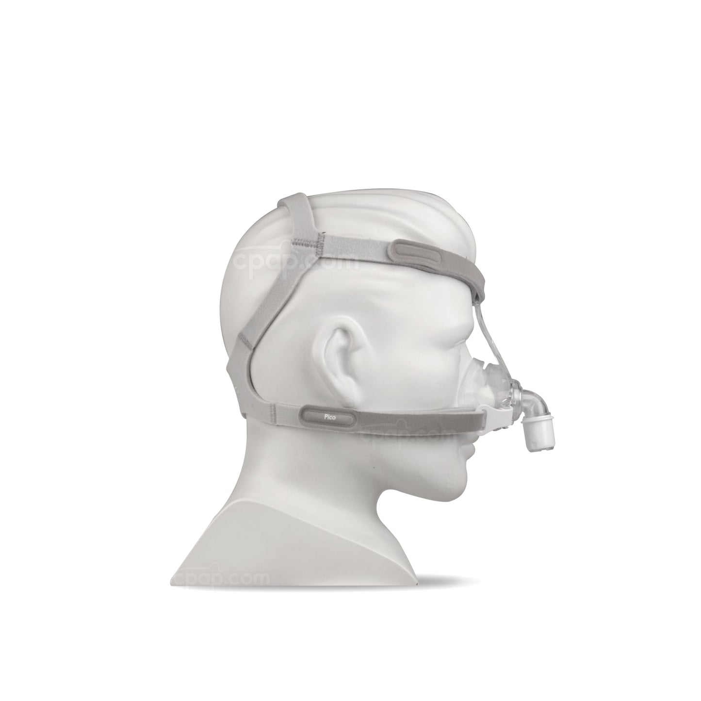 Pico Nasal CPAP Mask with Headgear - Side (Mannequin Not Included)