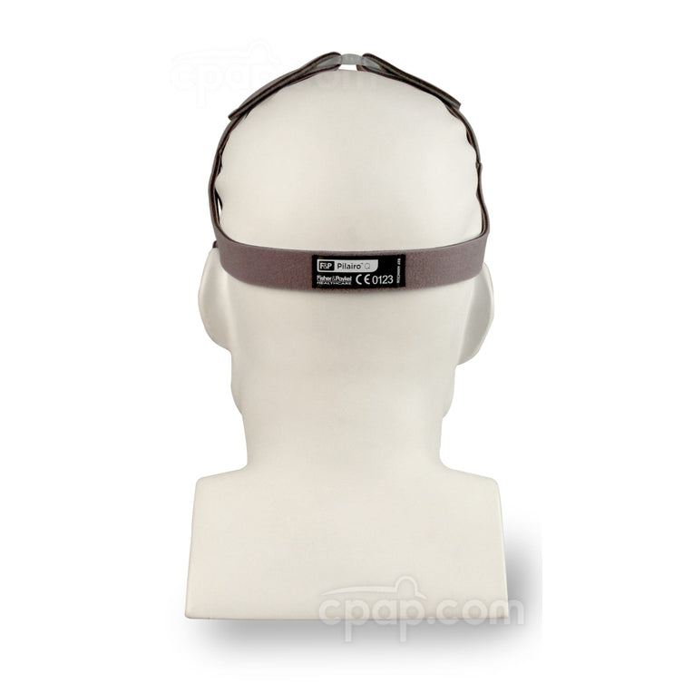 Pilairo Q Nasal Pillow CPAP Mask with Adjustable Headgear - Back View (Mannequin not Included)