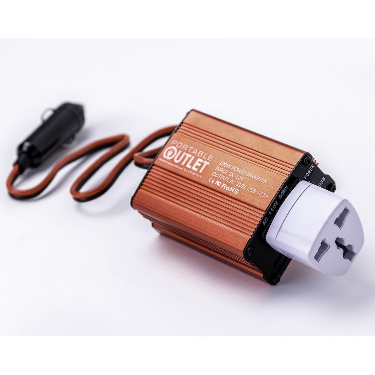 Product image for Portable Outlet Car Charger