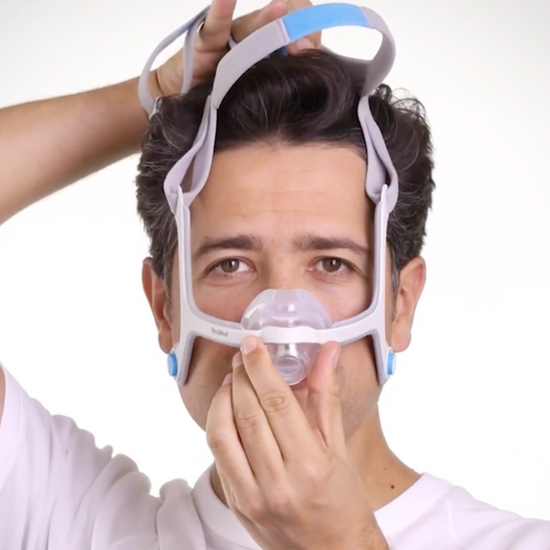 Fitting instruction for AirFit N20 CPAP Mask