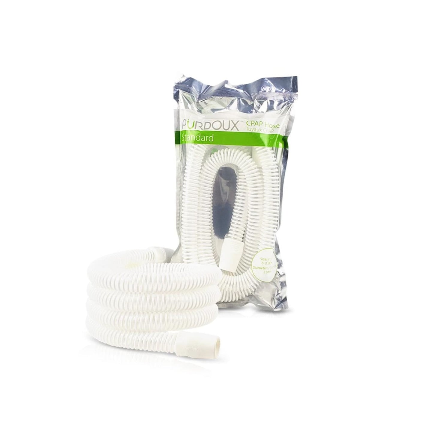 Purdoux Standard 6-Foot CPAP Tubing with Bag