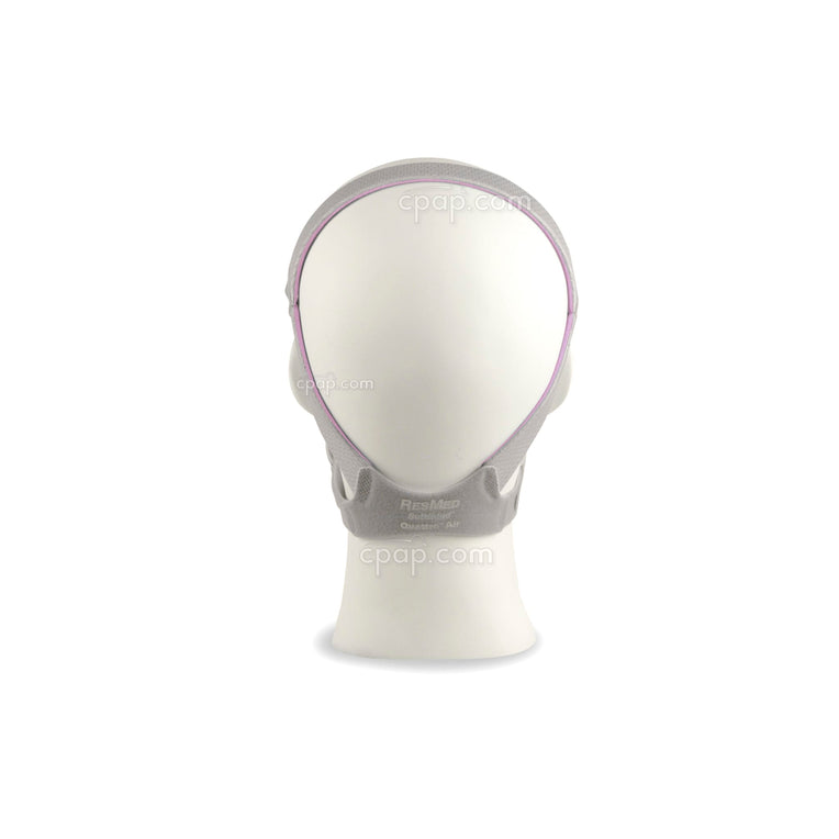 Headgear for Quattro Air For Her Full Face Mask - Back- Shown on Mannequin (Not Included)