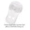 RemZzzs Padded Nasal Pillow CPAP Mask Liners (Nasal Pillow Shown as Example - Not Included)