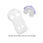 RemZzzs Padded Nasal Pillow CPAP Mask Liners (Nasal Pillow Shown as Example - Not Included)