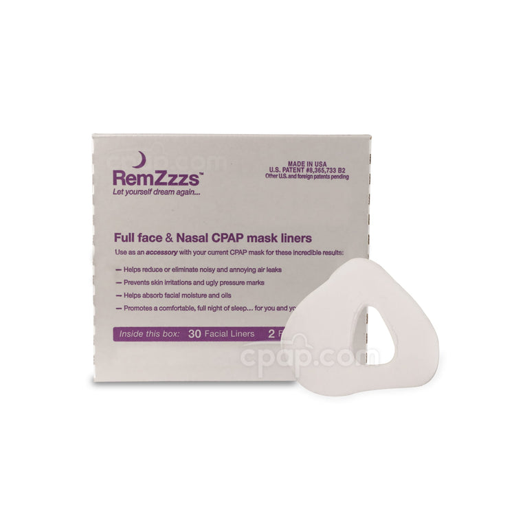 Product image for RemZzzs Padded Full Face CPAP Mask Liners (30-day Supply)