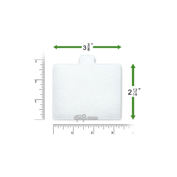 Product image for Disposable White Fine Filters for Respironics Solo, Solo LX, Solo Plus, Solo Plus LX, Remstar LX, Remstar Plus LX, Aria LX, Virtuoso LX (6 Pack)