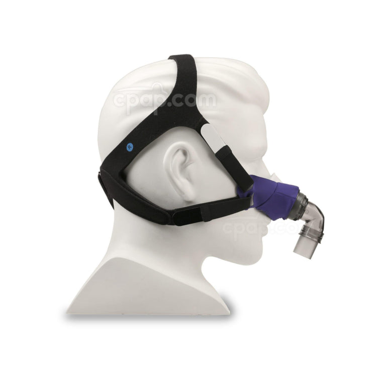 SleepWeaver 3D Nasal CPAP Mask with Headgear - Side (Mannequin Not Included)