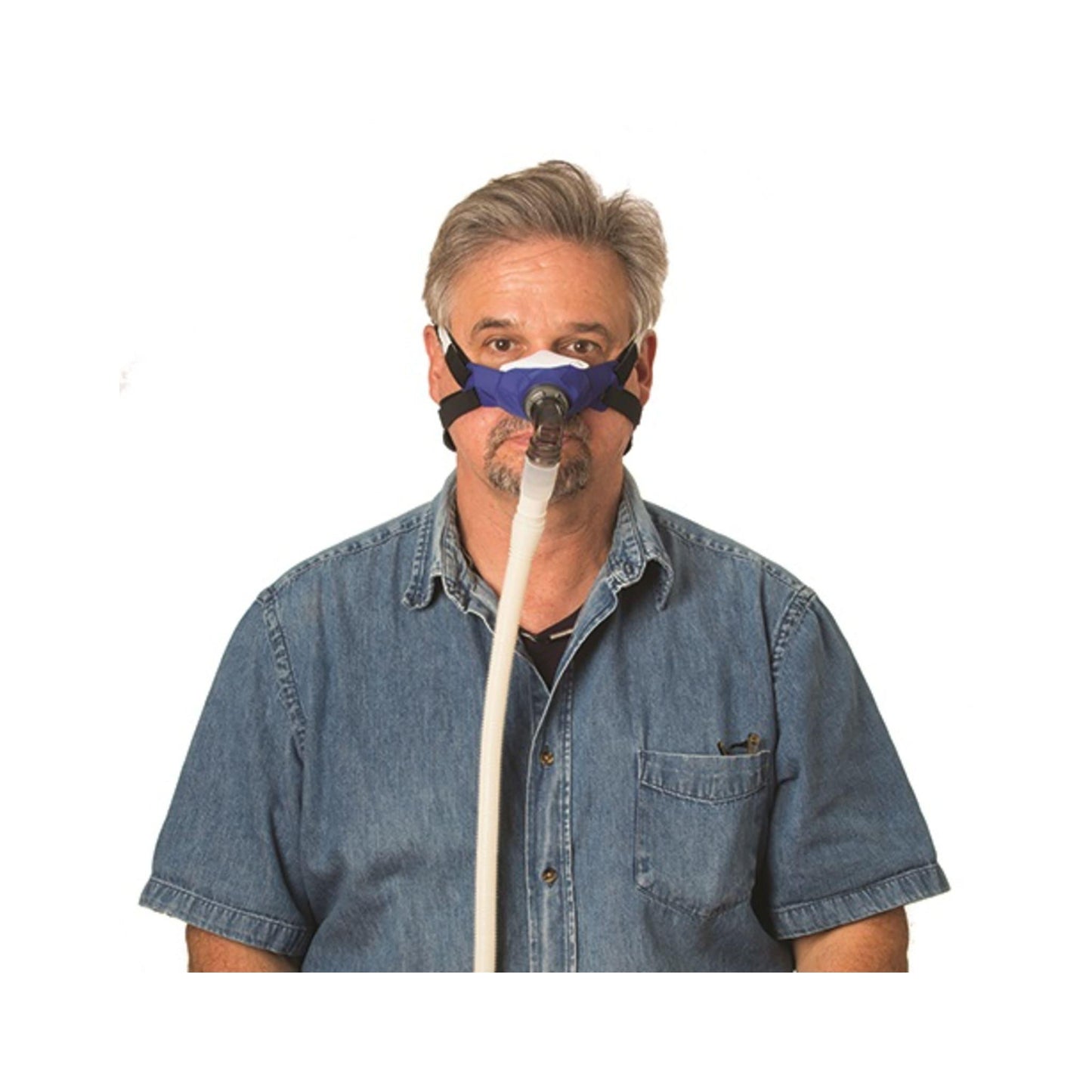 Product image for SleepWeaver 3D Soft Cloth Nasal CPAP Mask with Headgear