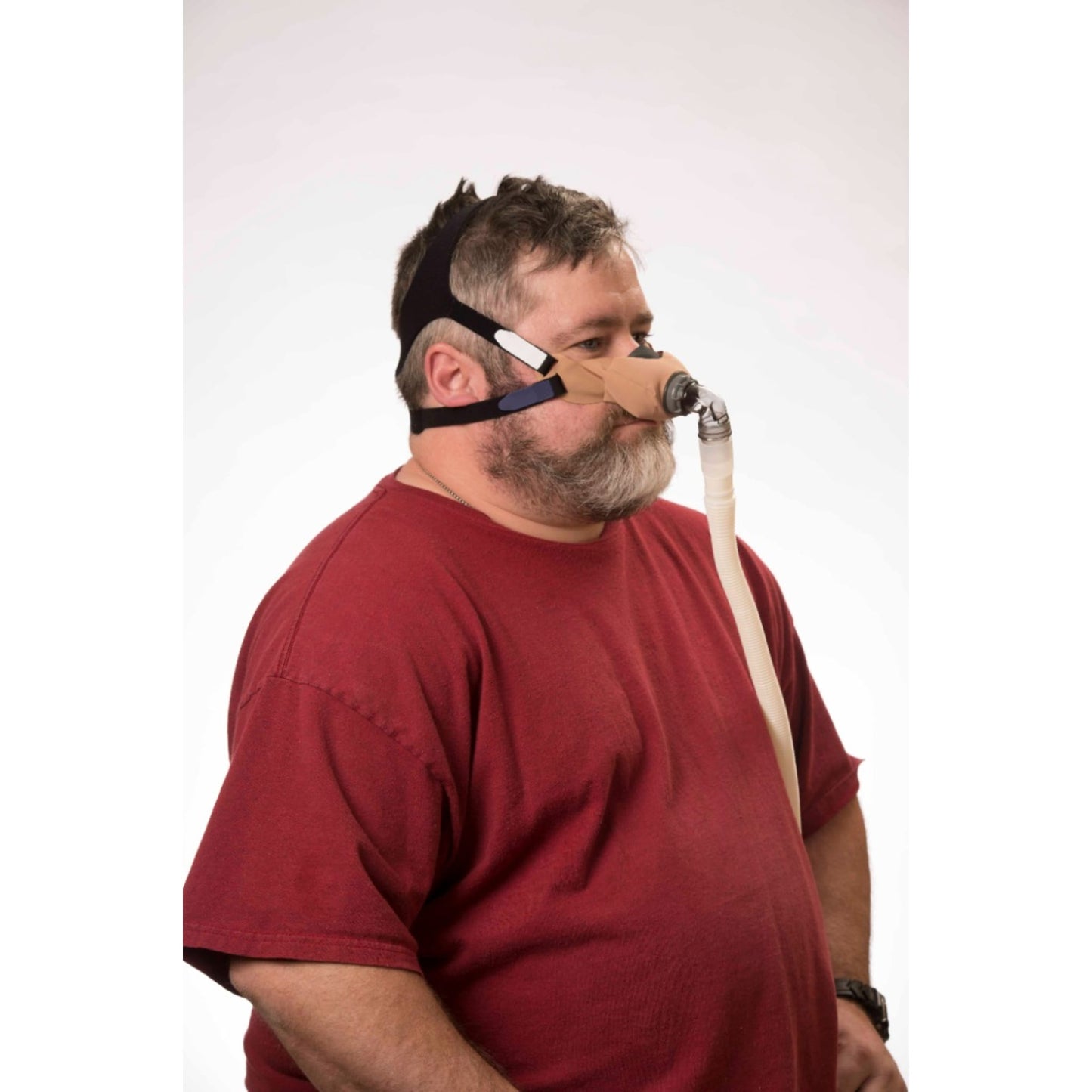 Product image for Single Size SleepWeaver Elan™ Soft Cloth Nasal CPAP Mask